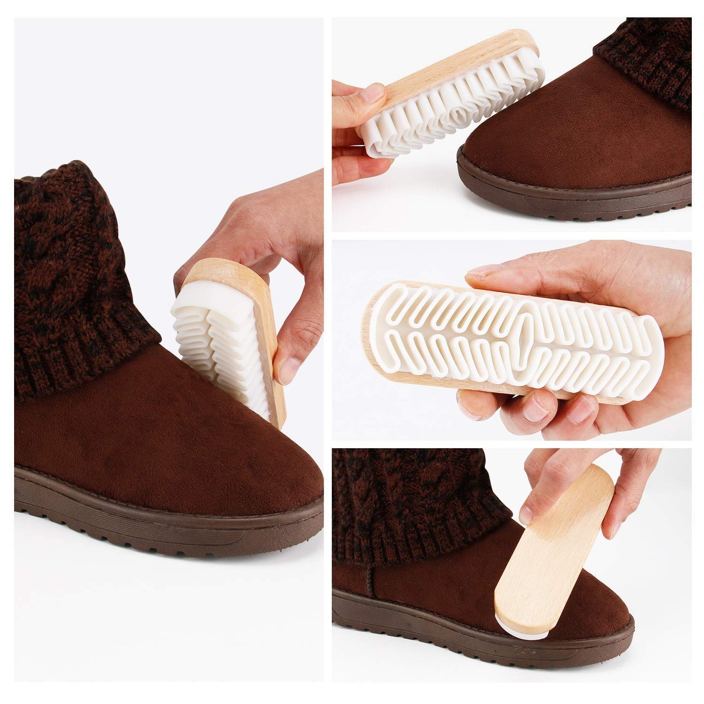 Shoe Cleaner Brush With Natural Bristles™