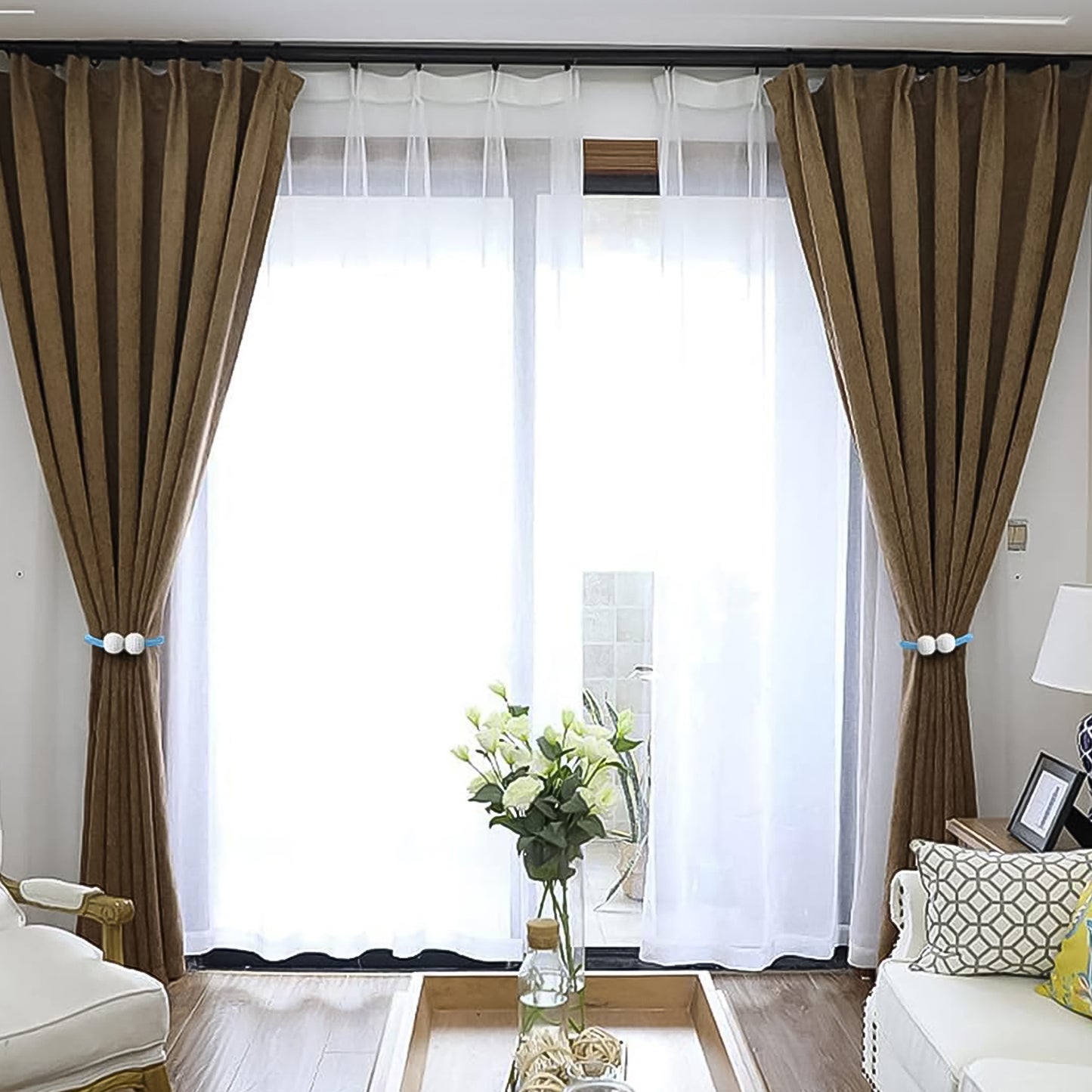 Magnetic Curtain Tiebacks (1 pair 2 pcs)™