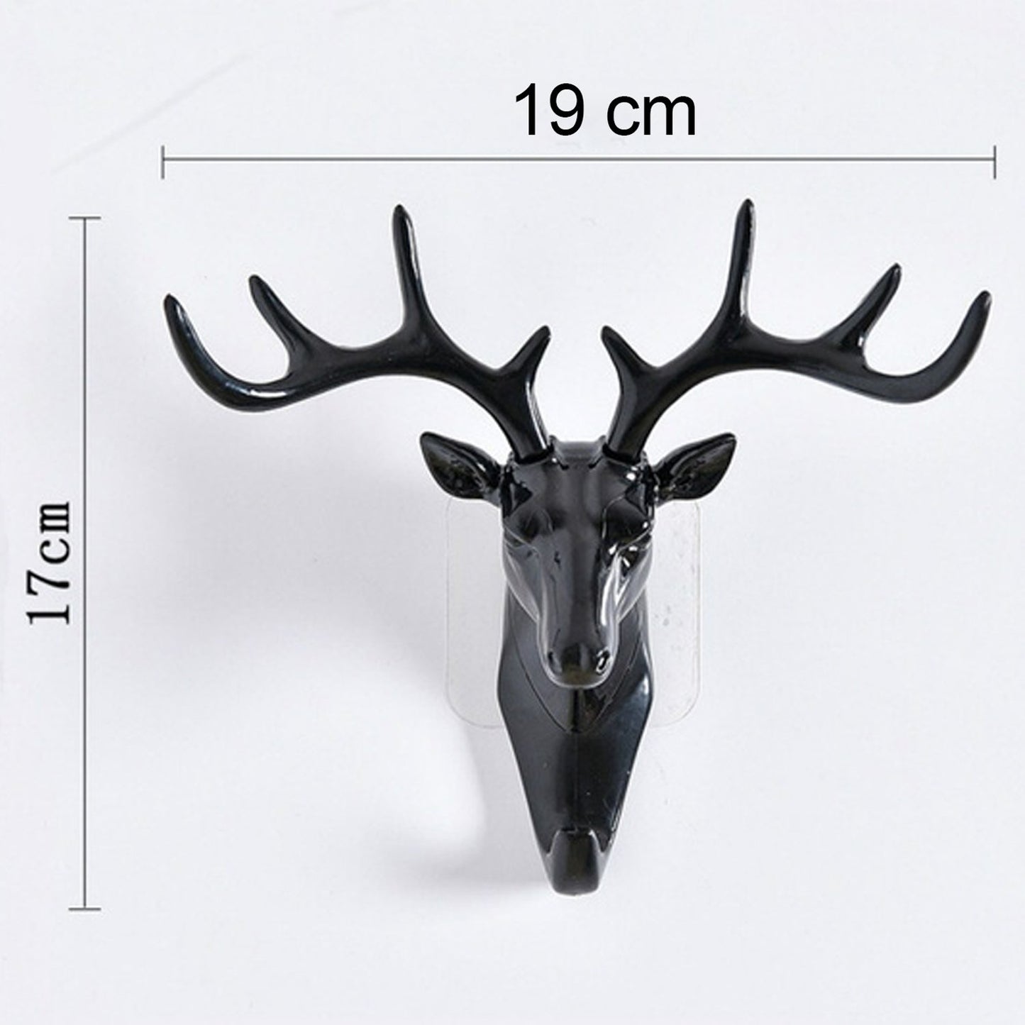 Deer Head Self Adhesive Wall Door Hook Hanger