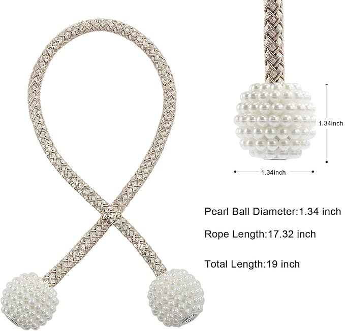 Magnetic Curtain Tiebacks (1 pair 2 pcs)™