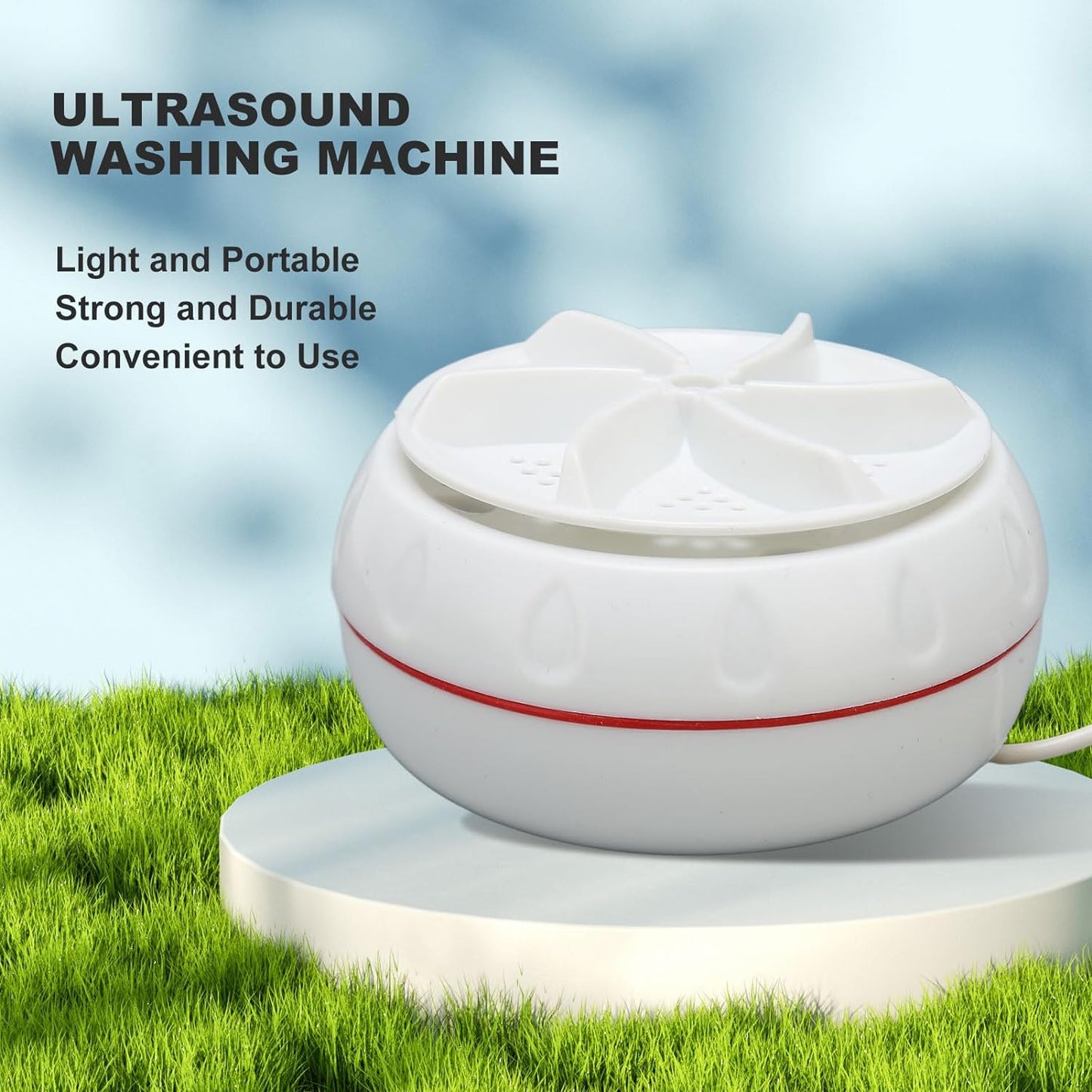 Mini lightweight Washing Machine Turbine