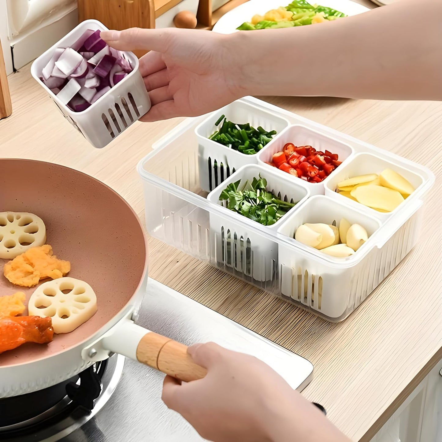 Refrigerator Food Box (6 Pcs)