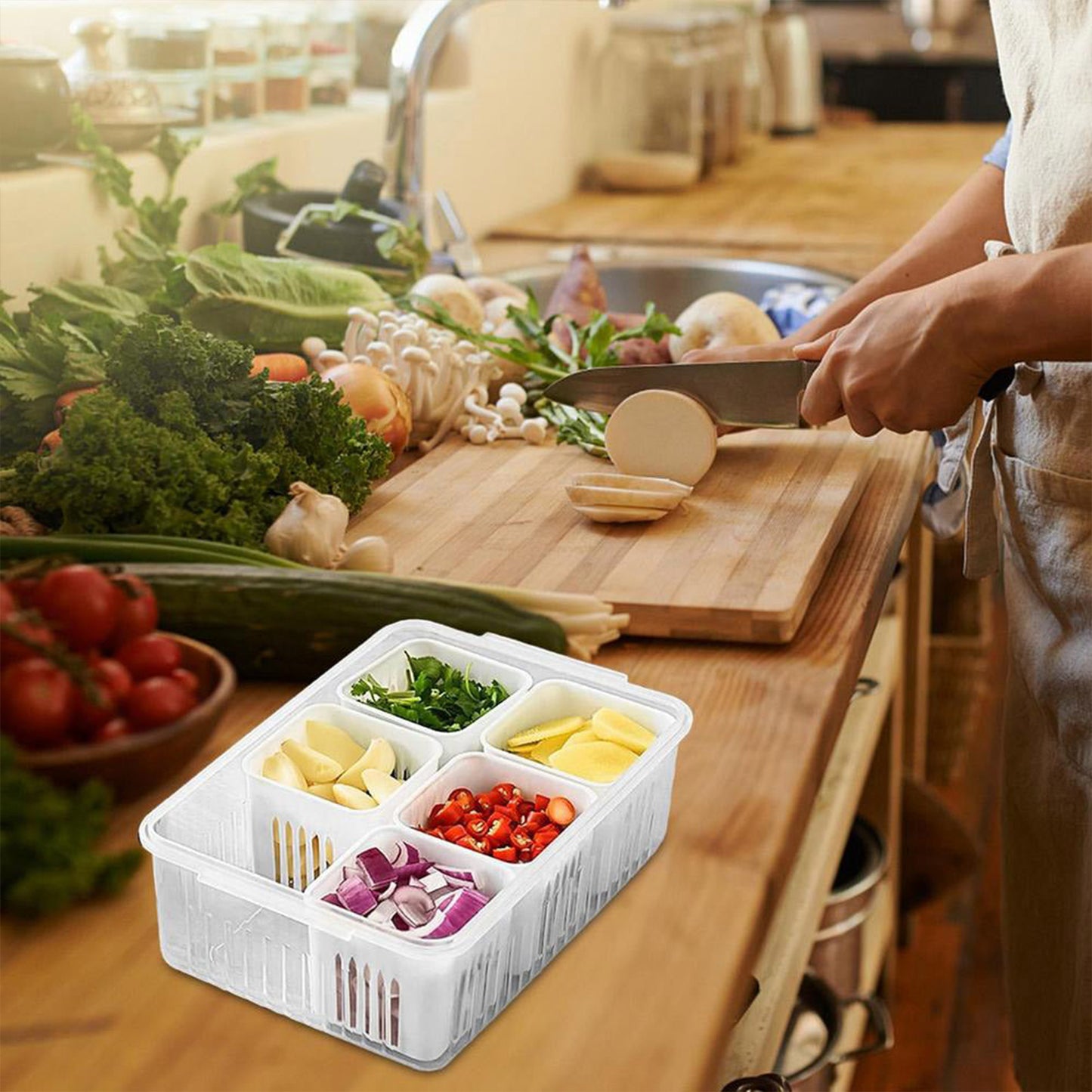 Refrigerator Food Box (6 Pcs)